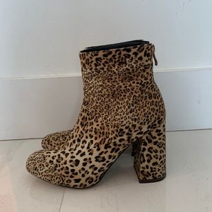 Cheetah booties